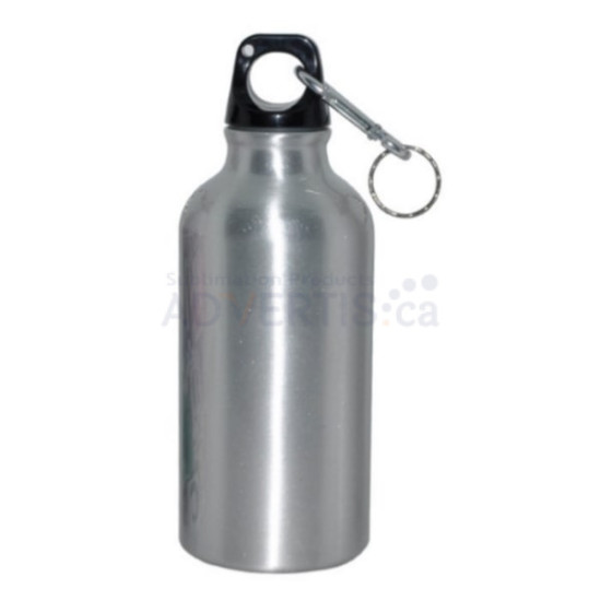 600ml (20oz) Sublimation Silver Aluminum Water Bottle