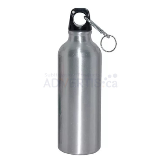 750ml (25oz) Sublimation Silver Aluminum Water Bottle