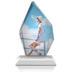 Sublimation Big Ice Hill Glass Crystal, 15x22 cm (5.9"x8.7")
