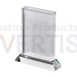 Sublimation Vertical Glass Crystal, 11x16 cm (4.3"x6.3")
