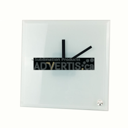 Sublimation Clock Glass Frame, 20x20 cm (7.9"x7.9") Sublimation Clock Glass Frame, 20x20 cm (7.9"x7.9")