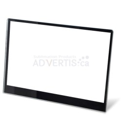 Sublimation Glass Frame with Black Edge, 27.6x19.5 cm (10.6"x7.5") Sublimation Glass Frame with Black Edge, 27.6x19.5 cm (10.6"x7.5")
