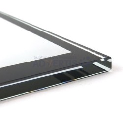 Sublimation Glass Frame with Black Edge, 27.6x19.5 cm (10.6"x7.5") Sublimation Glass Frame with Black Edge, 27.6x19.5 cm (10.6"x7.5")