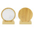 Sublimation Bamboo Frame with Magnet, Round, 12.4x10.9 cm (4.7"x3.9")
