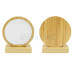 Sublimation Bamboo Frame with Magnet, Round, 12.4x10.9 cm