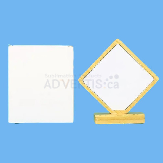 Sublimation Bamboo Frame with Magnet, Square