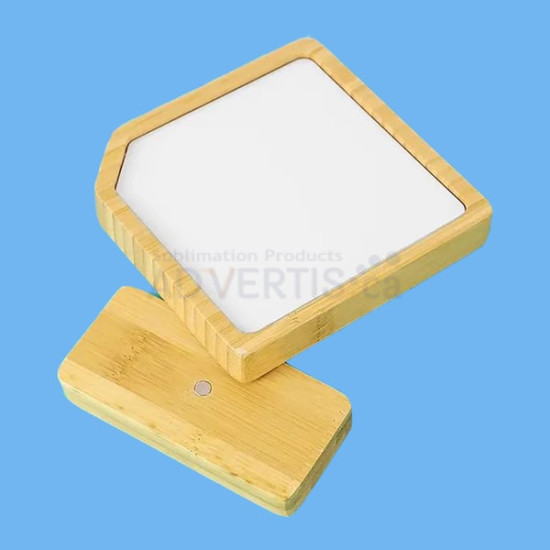 Sublimation Bamboo Frame with Magnet, Square