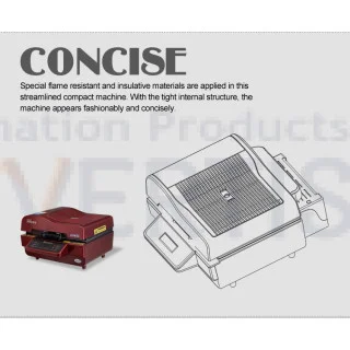 3D Sublimation Vacuum Machine (Black) - ST3042