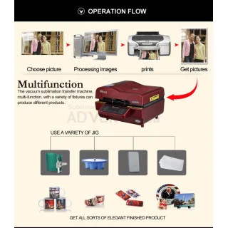 3D Sublimation Vacuum Machine (Black) - ST3042
