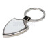 Sublimation Silver Metal Keychain, Shield