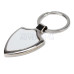 Sublimation Silver Metal Keychain, Shield