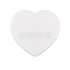 Sublimation Heart Shape Ceramic Mug Coaster, 10 cm (4 pcs)