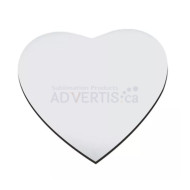 Sublimation Heart Shape Mouse Pad, 23.5x19.5x0.3 cm (9.25"x7.7"x0.12")