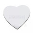 Sublimation Heart Shape Mouse Pad, 23.5x19.5x0.3 cm (9.25"x7.7"x0.12")