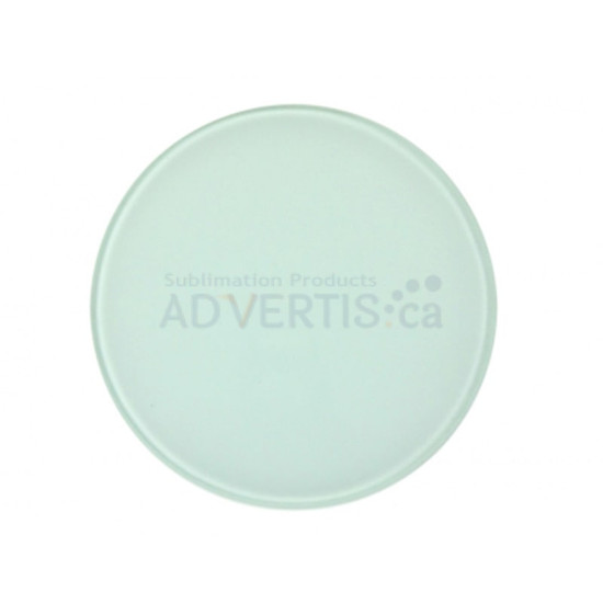 Sublimation Round Glass Mug Coaster, 10 cm (4 pcs)