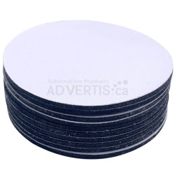 Sublimation Round Rubber Coaster, 10 cm (3.95") Sublimation Round Rubber Coaster, 10 cm (3.95")