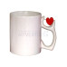 11oz. White Sublimation Spinner Heart Ceramic Coffee Mug With Individual Box (12 pack) 11oz. White Sublimation Spinner Heart Ceramic Coffee Mug With Individual Box (12 pack)