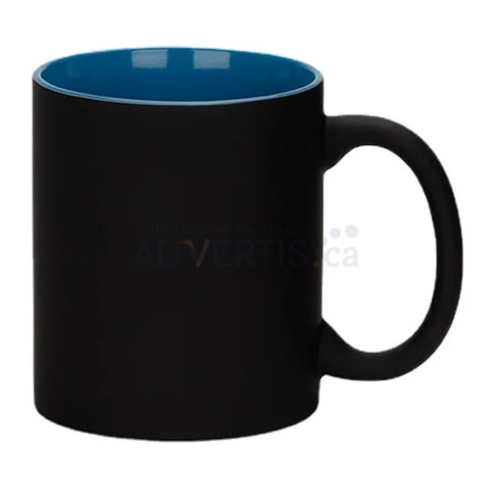 11oz. Sublimation Matte Black-Blue Magic Color Changing Mug with Individual Box (36 Pack)