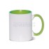11oz. Sublimation Light Green Inner and Handle Ceramic Coffee Mug (36 pack)
