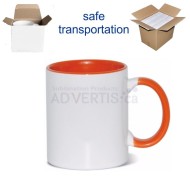11oz. Sublimation Orange Inner and Handle Ceramic Coffee Mug With Individual Box (36 pack) 11oz. Sublimation Orange Inner and Handle Ceramic Coffee Mug With Individual Box (36 pack)