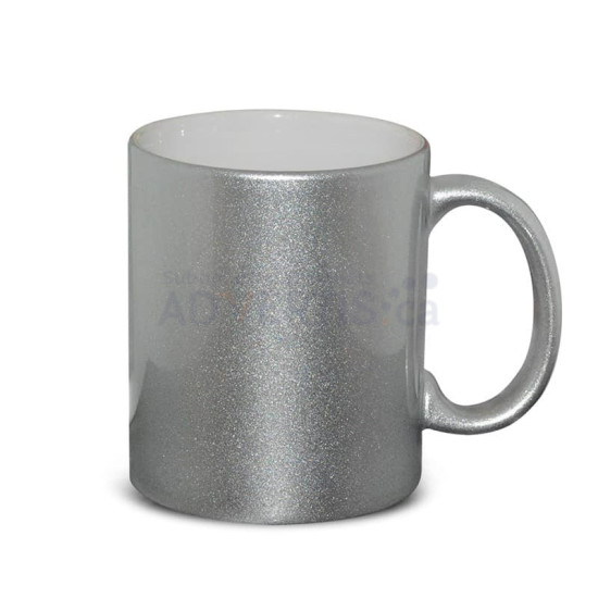 11oz. Sublimation Silver Ceramic Coffee Mug with Individual Gift Box (36 Pack)