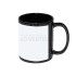 11oz. Sublimation Black Ceramic Coffee Mug with Printable White Area (36 pack)