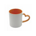 11oz. Sublimation Heart Shaped Handle Orange Ceramic Coffee Mug With Individual Gift Box (12 Pack)
