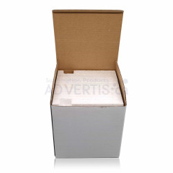 15oz. White Sublimation Ceramic Coffee Mug with Individual Box with Foam (12 pack)