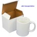 11oz. White Sublimation Classic Ceramic Coffee Mug with Individual Box (36 pack)
