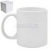 11oz. White Sublimation Classic Ceramic Coffee Mug with Individual Box (36 pack)