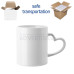 11oz. Sublimation Heart Shaped Handle White Ceramic Mug With Individual Box (12 Pack) 11oz. Sublimation Heart Shaped Handle White Ceramic Mug With Individual Box (12 Pack)