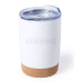 12oz Sublimation White Stemless Wine Cup Tumbler with Cork