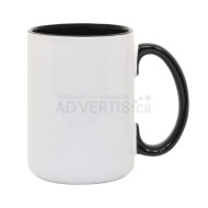 15oz. Sublimation Inner and Handle Black Ceramic Mug with Individual Gift Box (36 Pack)  15oz. Sublimation Inner and Handle Black Ceramic Mug with Individual Gift Box (36 Pack)