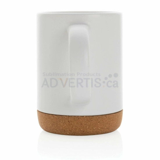 15oz White Sublimation Mug with Cork with Individual Box (36 pack)