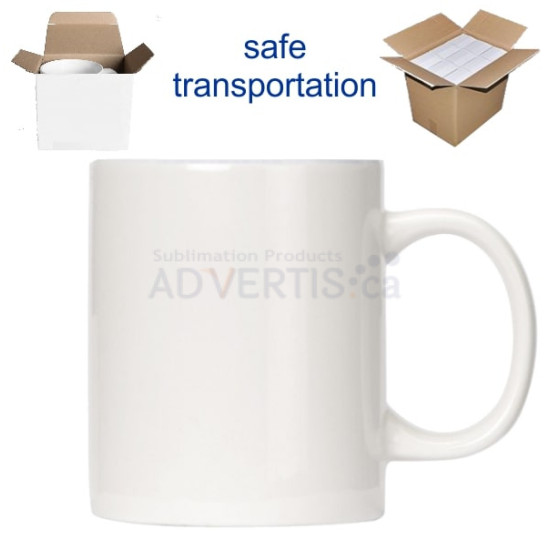 30oz. Sublimation Jumbo Ceramic Coffee Mug with Individual Gift Box (12 pack)