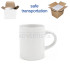 3oz. White Sublimation Ceramic Mug with Individual Box (12 pack)