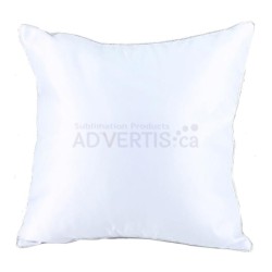 Sublimation Square White Polyester Pillowcase with Silver Edge, 40x40 cm (15.75"x15.75") - 5 in pack