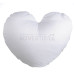 Sublimation Pure White Heart Shape Polyester Pillowcase, 43x35 cm (16.9"x13.8") - 5 pack