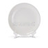 6" Sublimation White Round Ceramic 3D Plate, 15.2 cm.