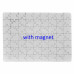 Sublimation Jigsaw Puzzle With Magnet, 13x18cm, 63 Pcs (5.1"x7.1") - 5 in pack