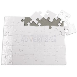 Sublimation Jigsaw Puzzle, 24x19cm, 30 Pcs (9.5"x7.5") - 5 in pack