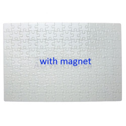 Sublimation Jigsaw Puzzle with Magnet, 27x18cm, 126 Pcs (10.6"x7.1") - 5 in pack