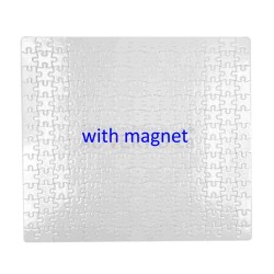 Sublimation Jigsaw Puzzle with Magnet, 30.4x27.3cm, 210 Pcs (12"x10.75") - 5 in pack