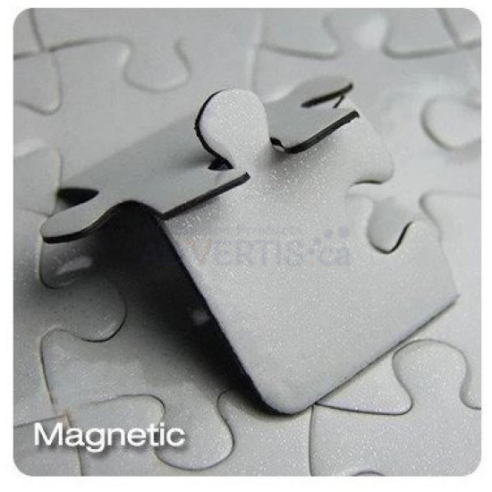 Sublimation Jigsaw Puzzle with Magnet, 30.4x27.3cm, 210 Pcs (12"x10.75") - 5 in pack