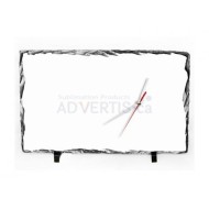 Sublimation Clock Photo Slate Rock Stone, 25x40 cm (9.84"x15.75")