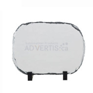 Sublimation Oval Photo Slate Rock Stone, 27x36 cm (10.63"x14.17")