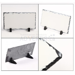 Sublimation Rectangular Photo Slate Rock Stone, 16x30 cm (6.3"x11.81")