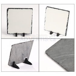 Sublimation Square Slate Rock Mug Coaster, 10x10 cm (3.94"x3.94") Sublimation Square Slate Rock Mug Coaster, 10x10 cm (3.94"x3.94")