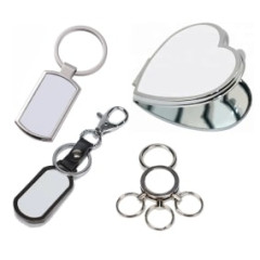 Sublimation Keychains and Mirrors Sublimation Keychains and Mirrors